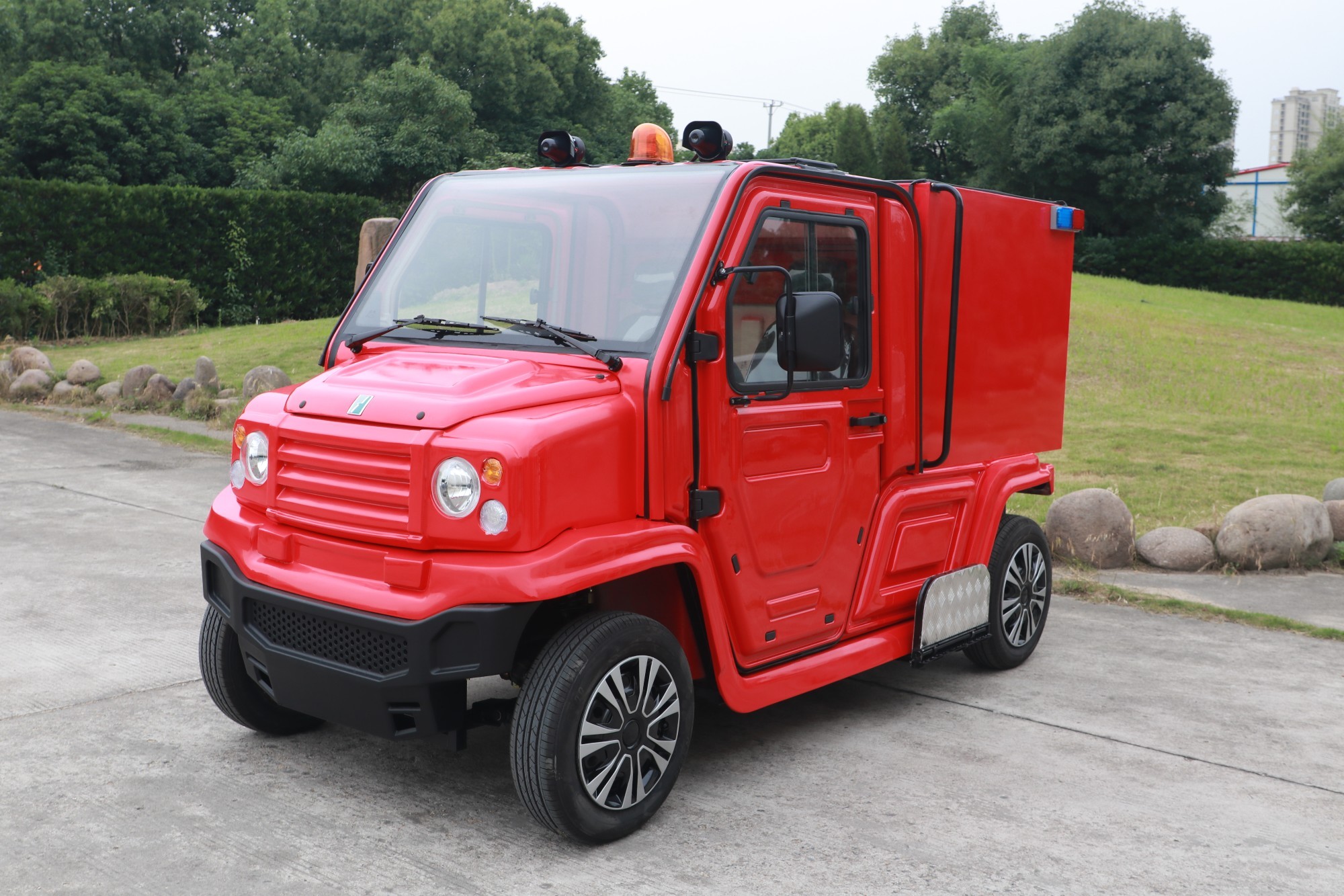 電動消防車動靜態視頻